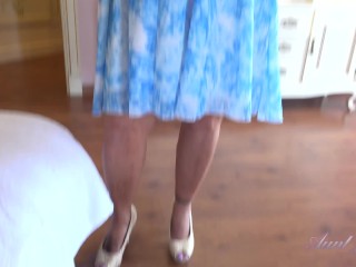 Aunt Judy's - Your Mature GILF Stepmom Randy Raz Catches You With Her Panties (POV)