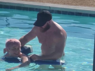 Casual pool fuck with Thor Johnson