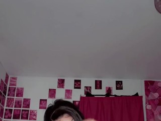 Footjob From A Sexy Black Girl With Pretty Pink Toes