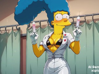 Marge Simpsons Porn and Hentai Ai compilation sexy and naked