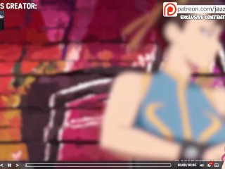 Chun Li and Ryu fucking at alley and impregnat her with big cock (Misfitbite animation) - Jazziuu