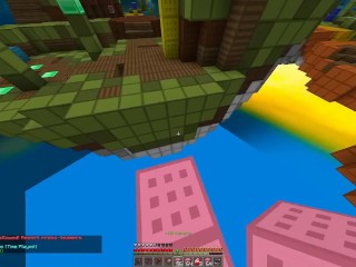 Amateur solo male plays minecraft bedwars and gives life advice (gone sexual)