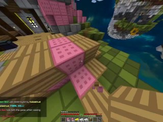 Amateur solo male plays minecraft bedwars and gives life advice (gone sexual)