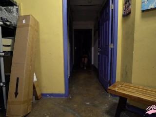 Arab mistress Alina Angel Destroyed Slave boy with 12" BBC مسترس الينا انجل نيك واذلال خادمها المطيع