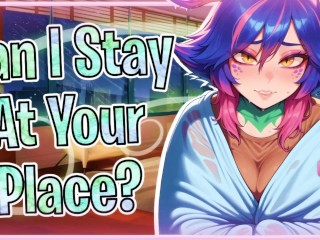 [F4M] Cute Chameleon Girl Got Caught in the Rain and Needs Your Body to Warm Up 💦🔥💕 {Lewd ASMR}