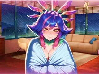 [F4M] Cute Chameleon Girl Got Caught in the Rain and Needs Your Body to Warm Up 💦🔥💕 {Lewd ASMR}