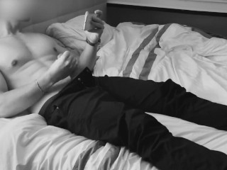 I waited till everyone left my house after Easter and began to watch porn and masturbate. +CUMSHOT