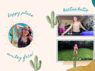 pee countdown + cleavage tease (FULL VIDEO)