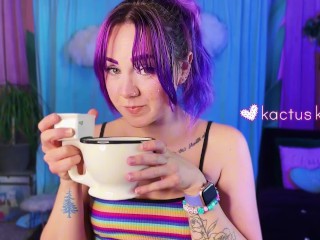 pee countdown + cleavage tease (FULL VIDEO)