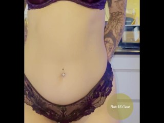 Making my daddy some oatmeal and twerking like the little filthy slut I am