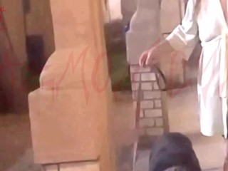 Pornhub-Exhibitionist Cyn Walks Her Dog In Short Robe At Night Teasing Her Husband