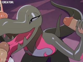 Double penetration to dinosaur we give her a creampie in the asshole (Feliscede animation) - Jazziuu