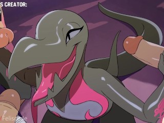Double penetration to dinosaur we give her a creampie in the asshole (Feliscede animation) - Jazziuu