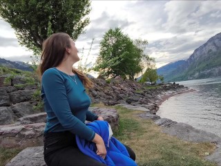 Cute stepsis Creampied massively to orgasm after family trip !!!