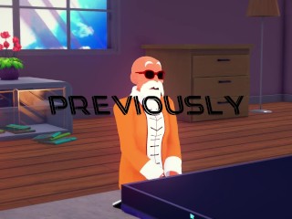 Kame Roshi Fucking Android 18 behind Krillin's back | DBZex 6 | Full & POV on patreon: Fantasyking3