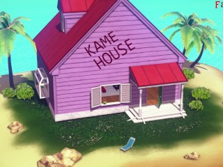 Kame Roshi Fucking Android 18 behind Krillin's back | DBZex 6 | Full & POV on patreon: Fantasyking3