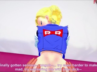 Kame Roshi Fucking Android 18 In front of Krillin | DBZex 6 | Full & POV on patreon: Fantasyking3