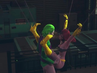 Batwoman gettin Joker´s dick