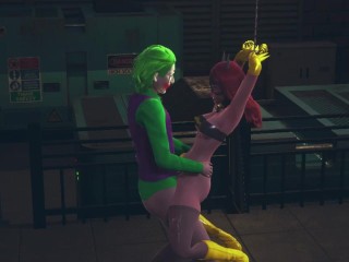 Batwoman gettin Joker´s dick