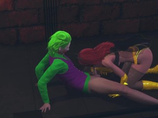 Batwoman gettin Joker´s dick