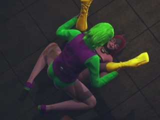 Batwoman gettin Joker´s dick
