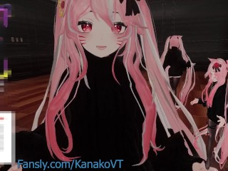 Flat Titties Friday ~~~ Catgirl Kanako Teases Chat with her Tiny Boobs ~~~ ASMR MOANS & Vibrator