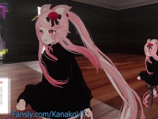 Flat Titties Friday ~~~ Catgirl Kanako Teases Chat with her Tiny Boobs ~~~ ASMR MOANS & Vibrator