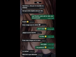  me vio en bragas, no se aguantó y terminó montando su verga