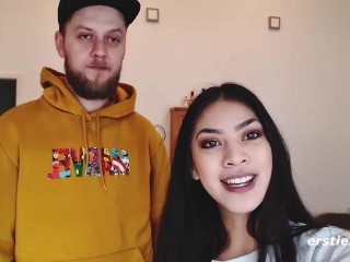 Ersties - Toyboy Fantasy 5 Ep 1 of 2 - Kim Lends Her Boyfriend To Service Her And 2 Other Hot Girls