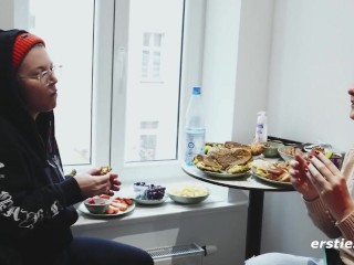 Ersties - Toyboy Fantasy 5 Ep 1 of 2 - Kim Lends Her Boyfriend To Service Her And 2 Other Hot Girls