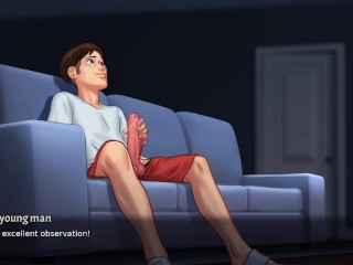 Debbie and anon New Mastabreate scene - Summertime Saga New Version Cookie jar Sex Animation Ep 09