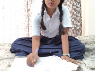 Indian virgin school girl fucked her tusion teacher for the first time