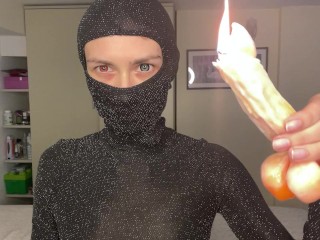 Masked Candle Femdom Ritual | Daniella’s Sensual Power Play (OnlyFans Preview)
