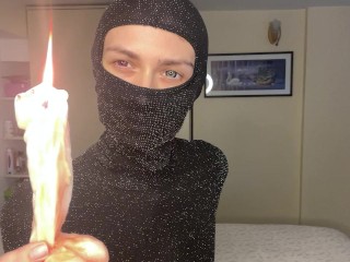 Masked Candle Femdom Ritual | Daniella’s Sensual Power Play (OnlyFans Preview)