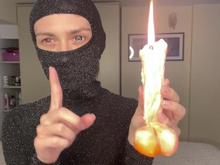 Masked Candle Femdom Ritual | Daniella’s Sensual Power Play (OnlyFans Preview)