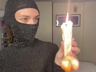 Masked Candle Femdom Ritual | Daniella’s Sensual Power Play (OnlyFans Preview)