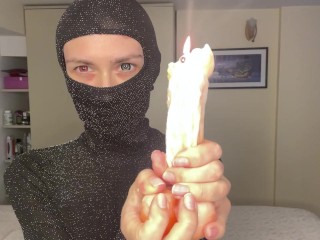 Masked Candle Femdom Ritual | Daniella’s Sensual Power Play (OnlyFans Preview)