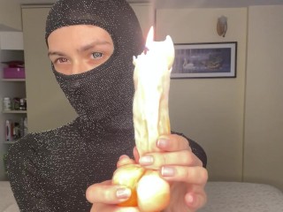 Masked Candle Femdom Ritual | Daniella’s Sensual Power Play (OnlyFans Preview)