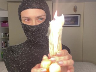 Masked Candle Femdom Ritual | Daniella’s Sensual Power Play (OnlyFans Preview)