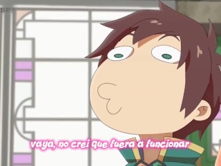 Beautiful witch Kazuma gets fucked hard at the higher magic school