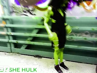REAL PUBLIC PARODY SHE HULK OUTSIDE GIVING BLOWJOB HENTAI REAL TOON