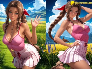 Aerith Gainsborough - gentle slut from Final Fantasy