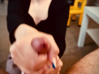 The best quick Handjob she gave me POV - Luce Avery