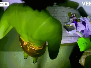 THE INCREDIBLE HULK POUNDS AND FUCKS HARD ON SHE HULK PARODY REAL HENTAI