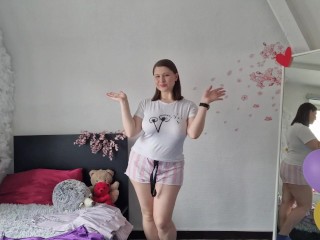 Birthday Strip Tease – I Change Between My 2024 & 2025 Dresses | No Censor