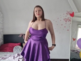 Birthday Strip Tease – I Change Between My 2024 & 2025 Dresses | No Censor