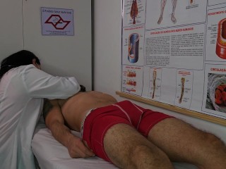 Nurse gets excited by patient's erection