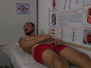 Slutty nurse gets turned on by patient's erection