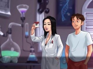 SCIENCE TEACHER MISS OKITA Ep02 - Summertime Saga New Version Cookie jar Sex Animation Ep 15