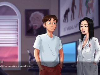 SCIENCE TEACHER MISS OKITA Ep02 - Summertime Saga New Version Cookie jar Sex Animation Ep 15